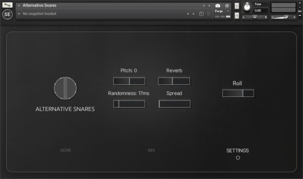 Alternative Snares GUI 3