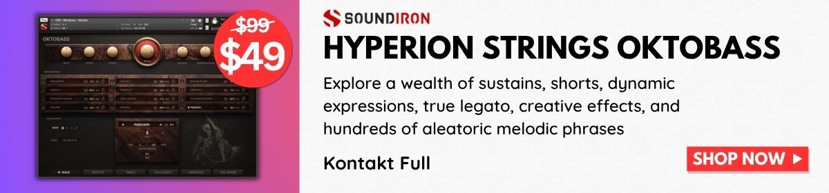 Hyperion Strings Oktobass Weekly Featured Deal small banner