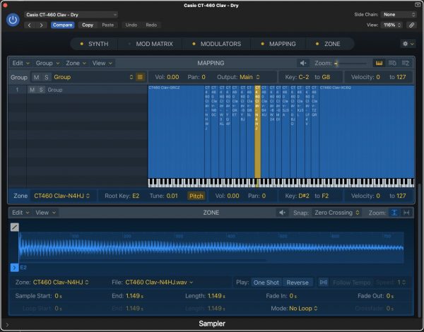 Junk in the Trunk Logic Sampler GUI