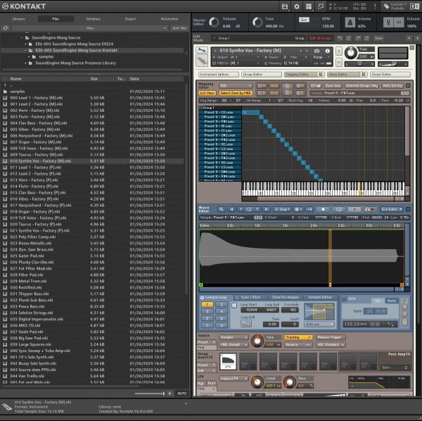 Moog The Source Kontakt GUI