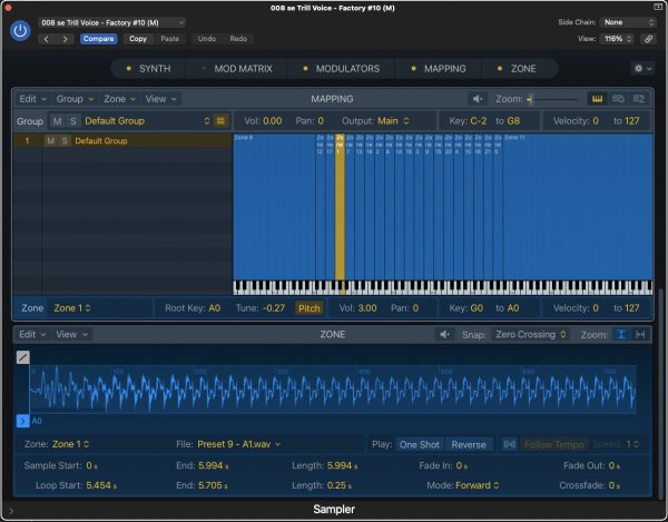 Moog The Source Logic Sampler GUI