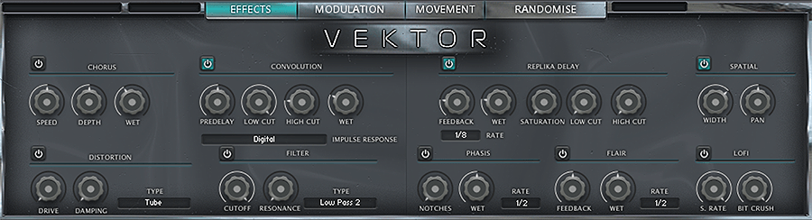 Vektor 2 effects