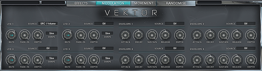 Vektor 2 modulation