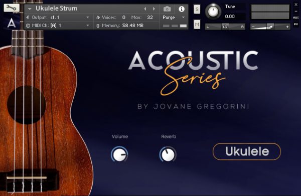 Acoustic Series - Ukulele GUI