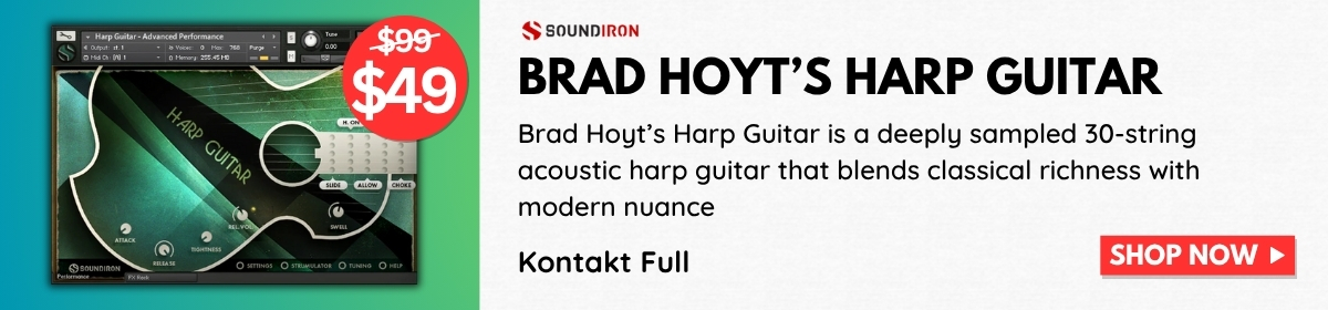 Brad Hoyts Harp Guitar Weekly Featured Deal small banner