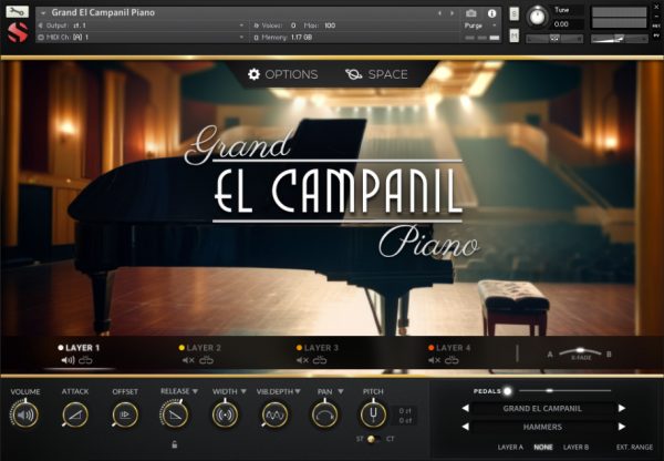Grand El Campanil Piano GUI