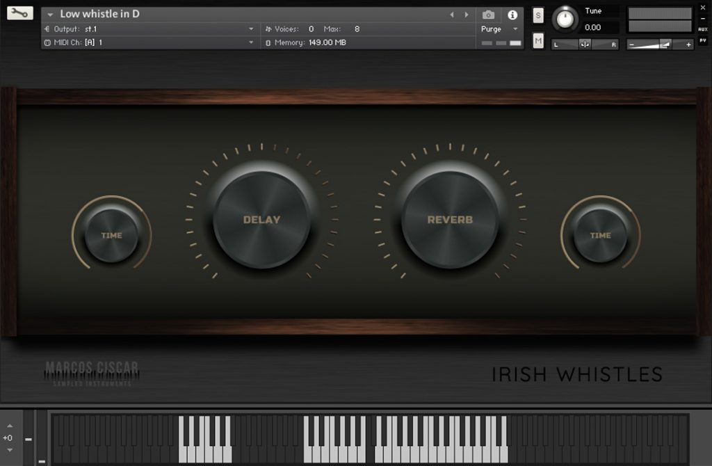 Irish Whistles GUI