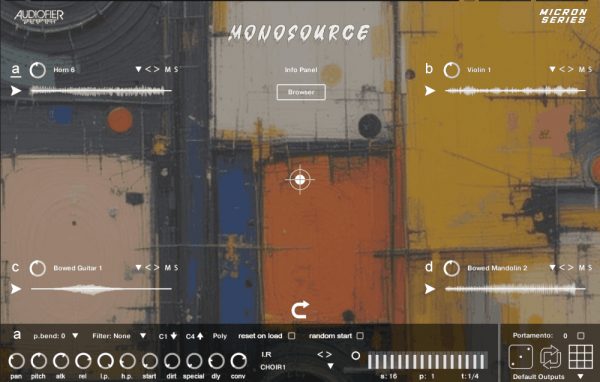 Monosource GUI