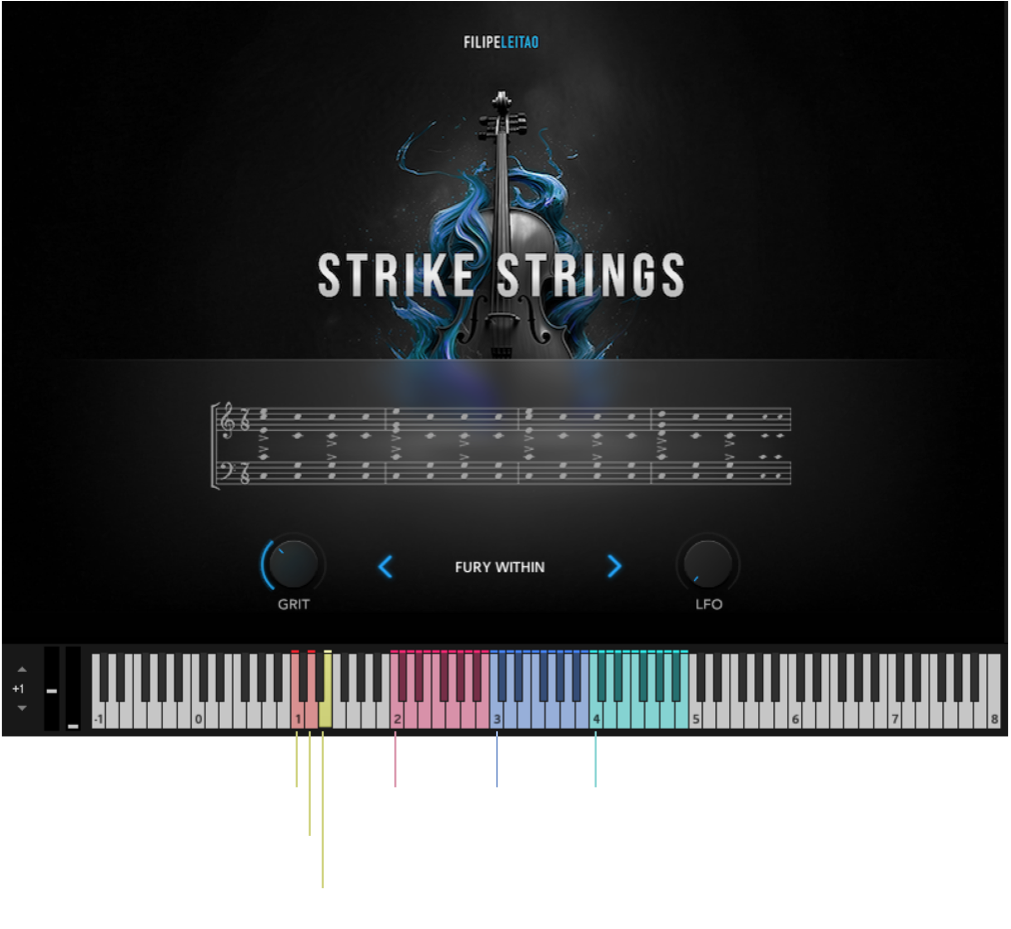 Strike Strings key switches