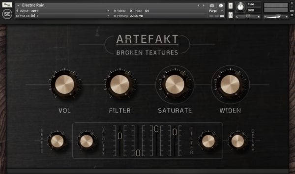 Artefakt GUI