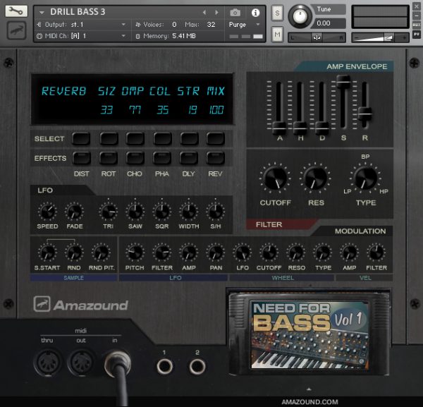 Need for Bass Vol 1 GUI