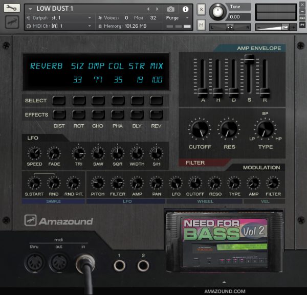 Need for Bass Vol 2 GUI