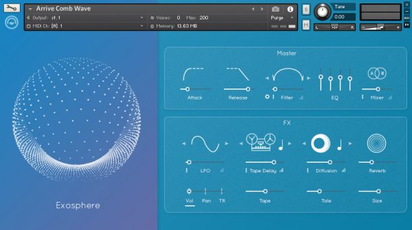 Exosphere main GUI