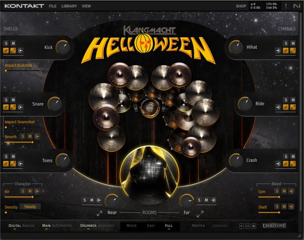 Klangmacht Drums Helloween GUI