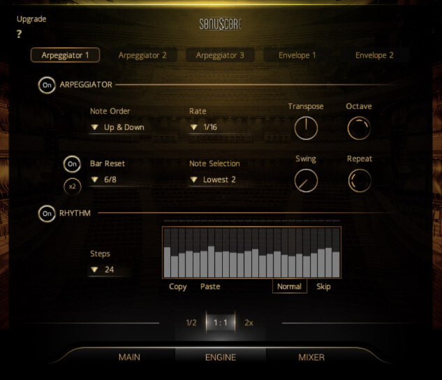 The Orchestra Elements GUI 3