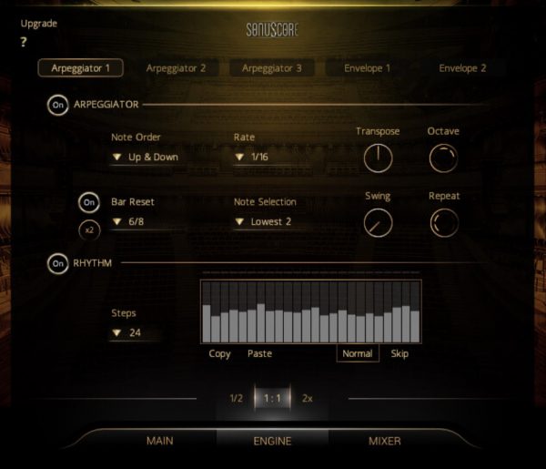 The Orchestra Elements GUI 3