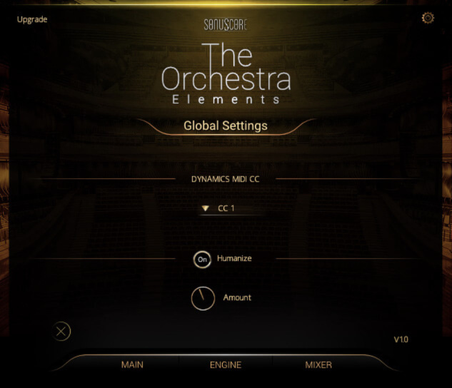 The Orchestra Elements GUI 6