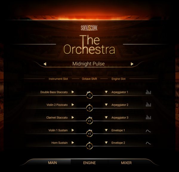 The Orchestra main GUI