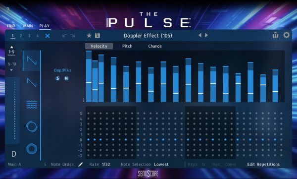 The Pulse Play Page Slot pluck Sound