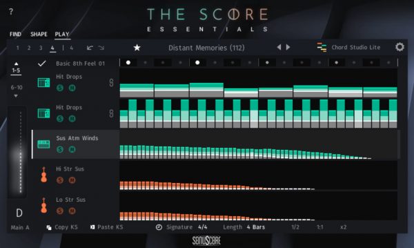 The Score Essentials GUI 2