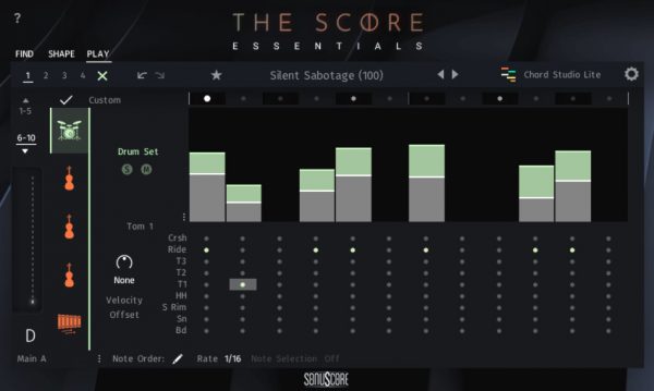 The Score Essentials GUI 3