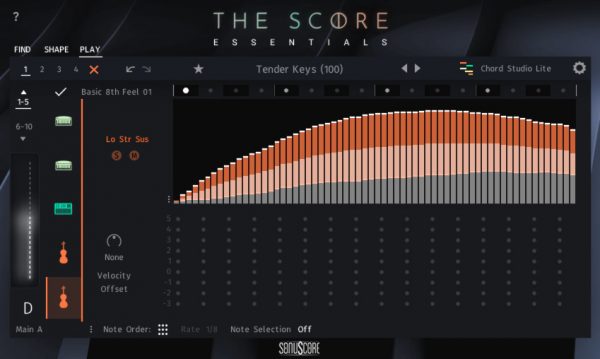 The Score Essentials GUI 4