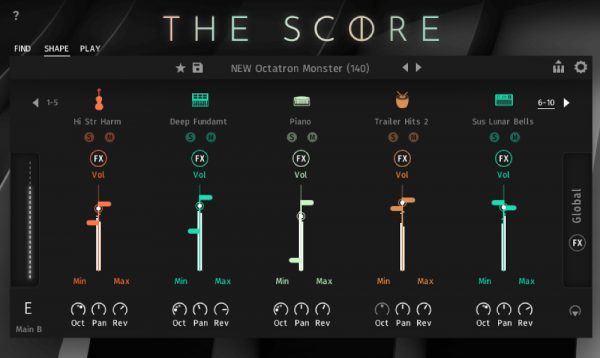The Score GUI 1