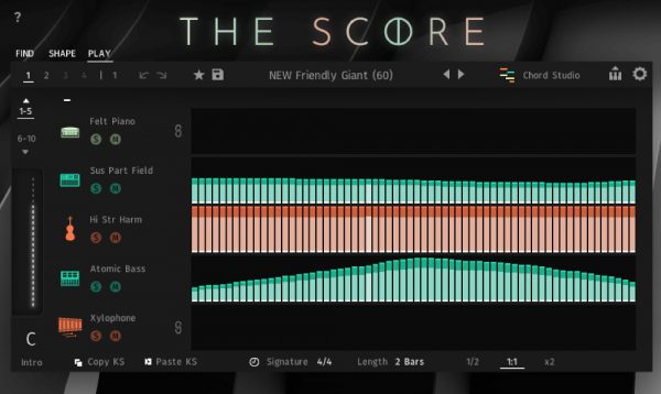 The Score GUI 3